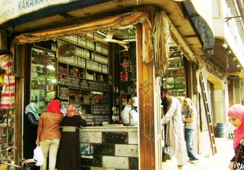 A Corner Perfume Stall by Purple Rose